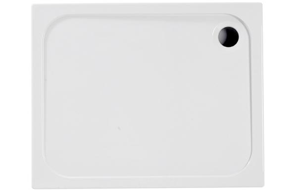 45mm Low Profile 1700x760mm Rectangular Tray & Waste - White